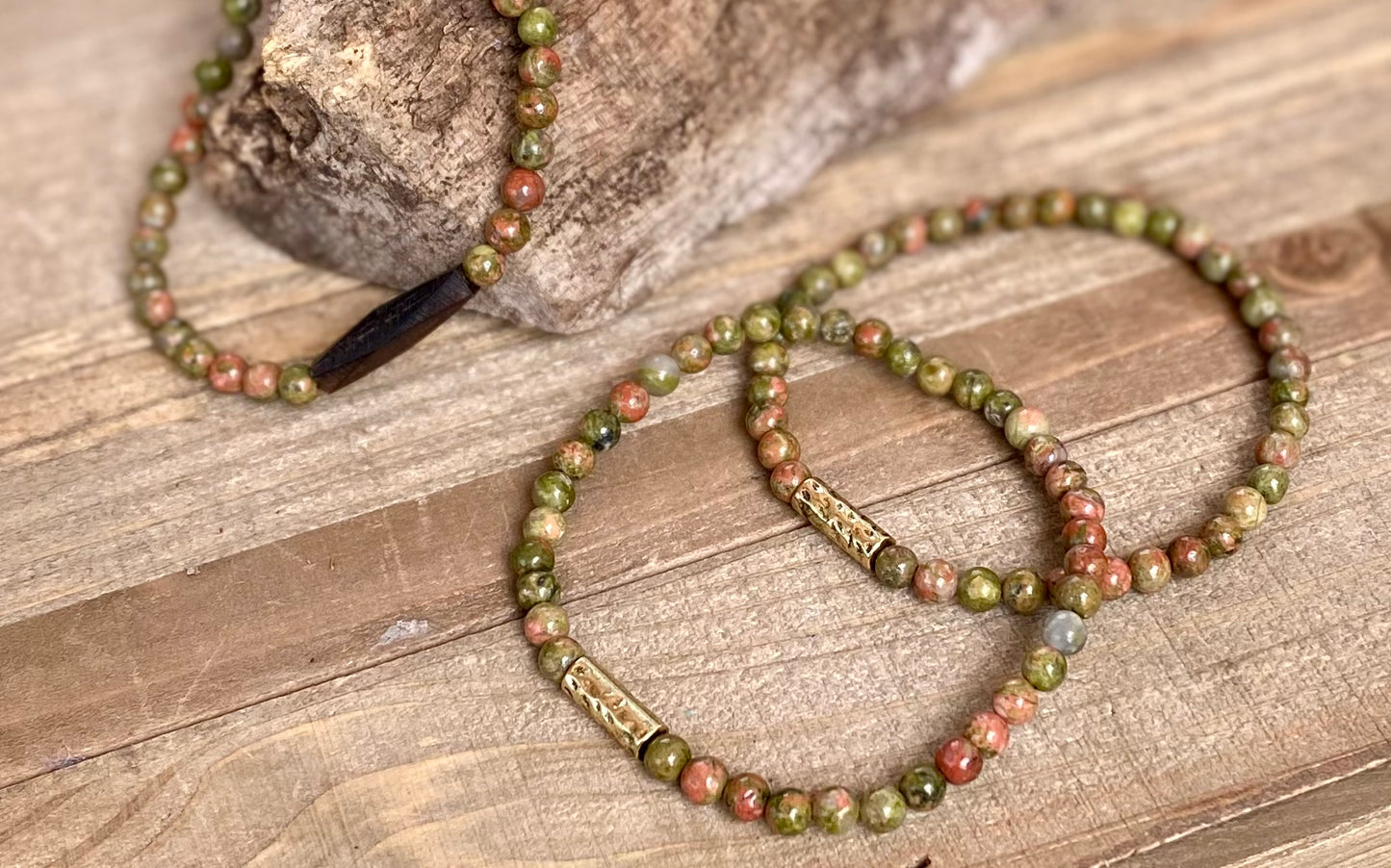 Unakite Bracelet